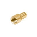Adaptador hembra de latón 1/2' para poliducto, Foset