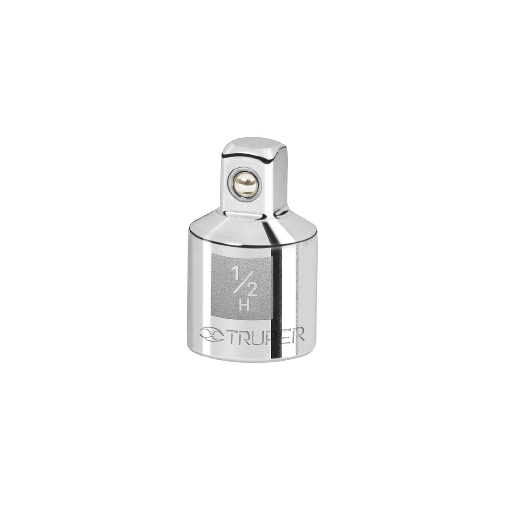 Adaptador para matraca de cuadro 1/2' a cuadro 3/8', Truper