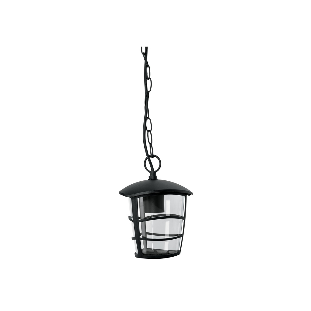 [T45094] Arbotante moderno colgante negro, lámpara no incluida
