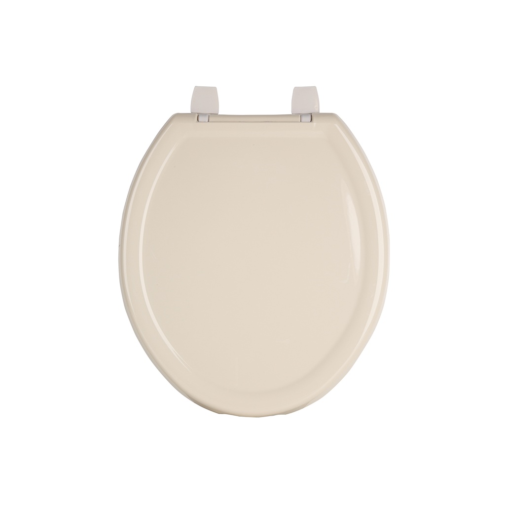 [T40242] Asiento ligero con tapa para WC, hueso, Foset Basic
