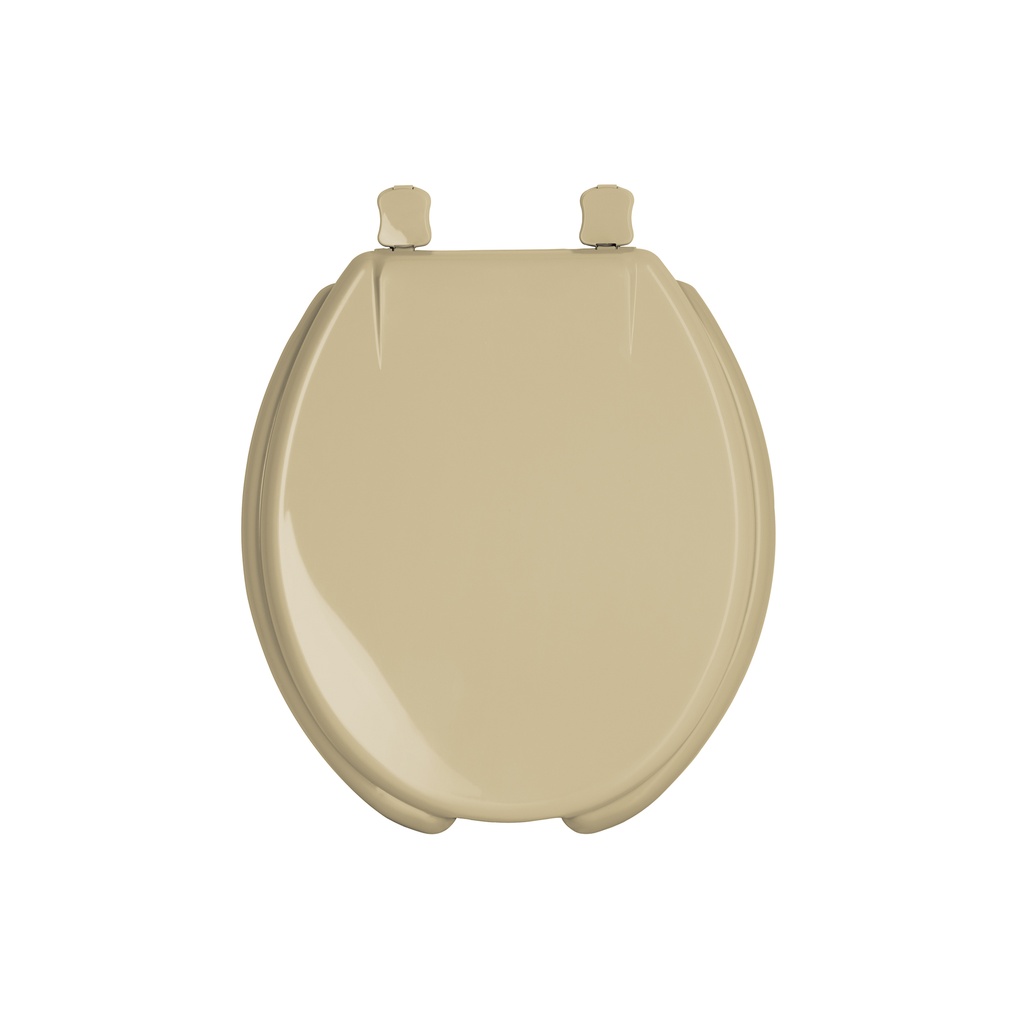 [T47033] Asiento redondo para WC, abierto, beige, Foset