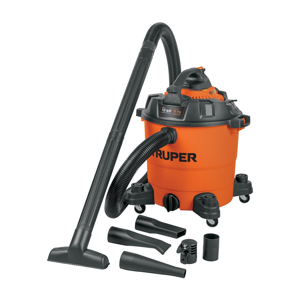 [T12093] Aspiradora/sopladora de sólidos y líquidos 12 gal, plástica