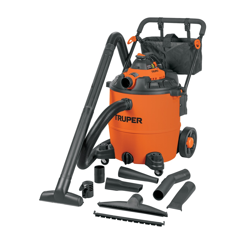[T101522] Aspiradora/sopladora plástica 16gal sólidos-líquidos, Truper