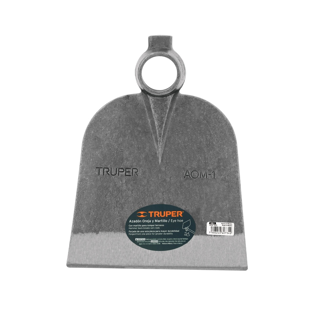[T19979] Azadón No. 1 oreja y martillo 2.6 lb sin mango, Truper