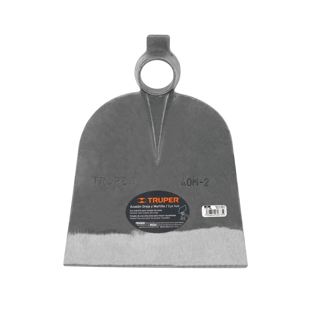 [T19980] Azadón No. 2 oreja y martillo 2.8 lb sin mango, Truper
