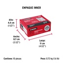 Bisagra cuadrada 2-1/2' acero inoxidable, plana, Hermex