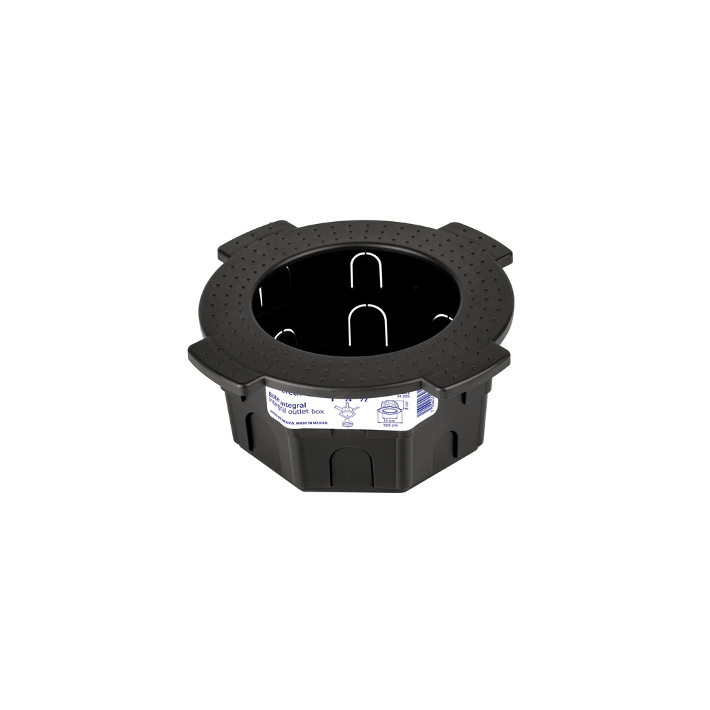 Bote integral de 8 cm, aro interno de 11 cm, Volteck