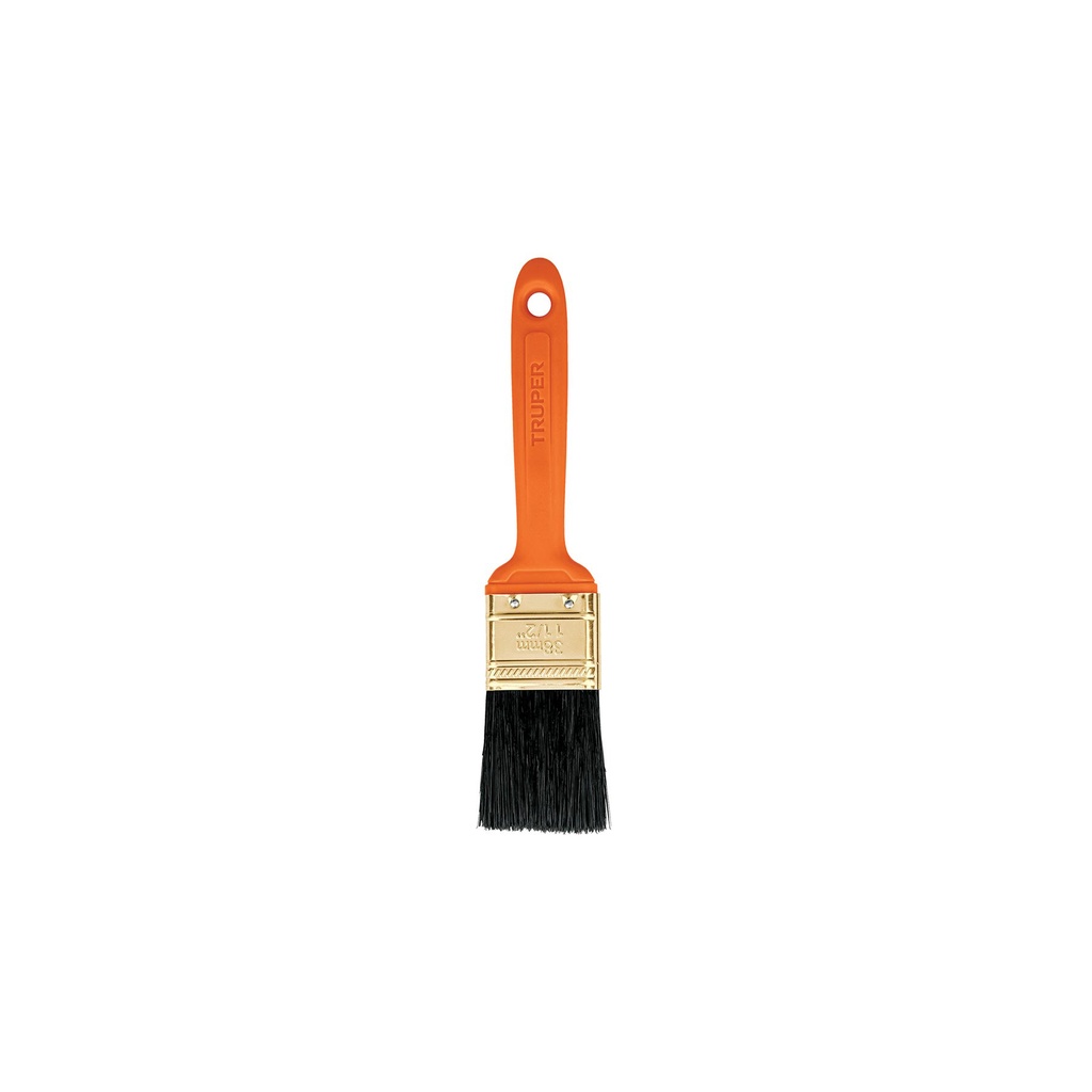 Brocha profesional de 1-1/2' con mango de plástico, Truper