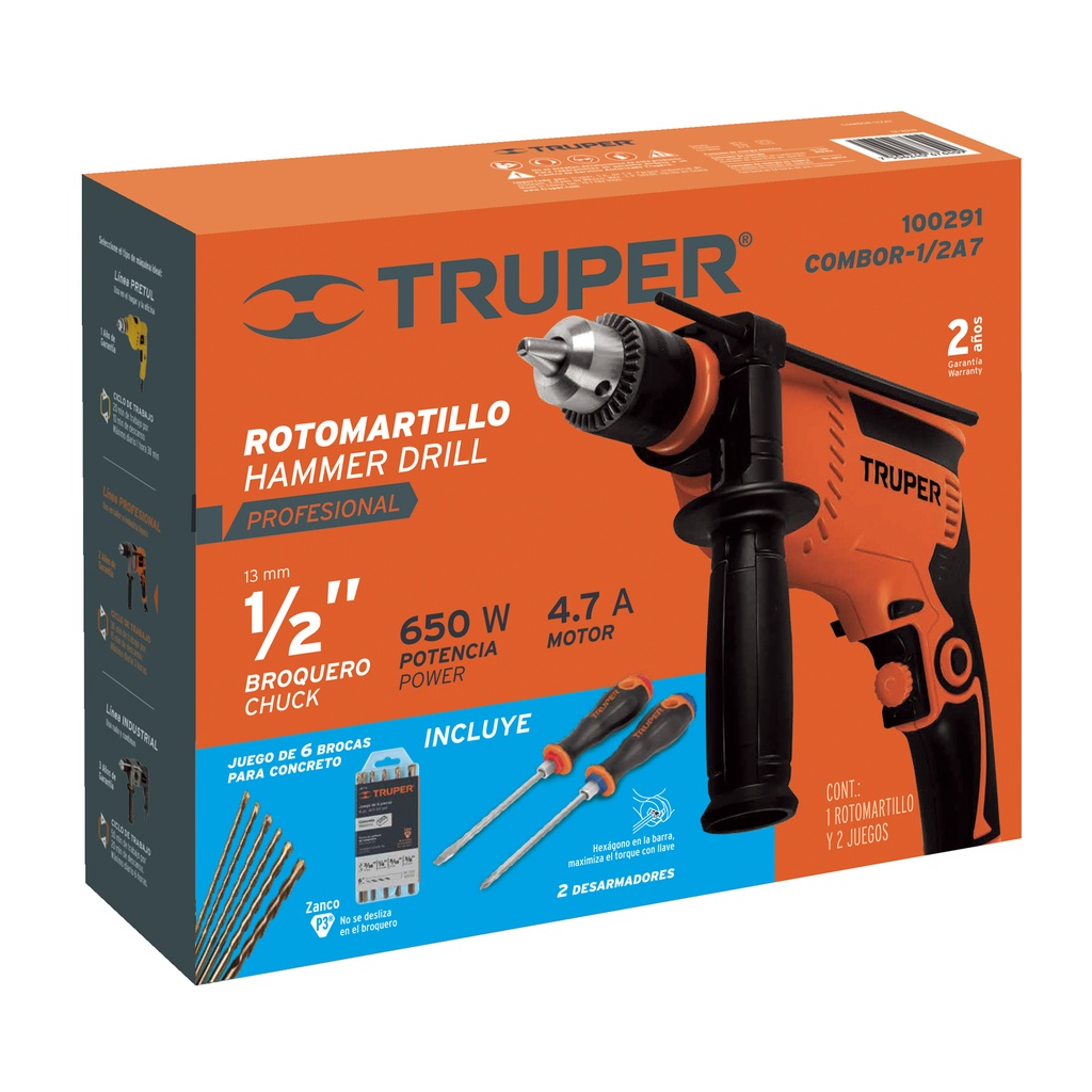 [T102602] Caja de empaque de repuesto para COMBOR-1/2A7, Truper