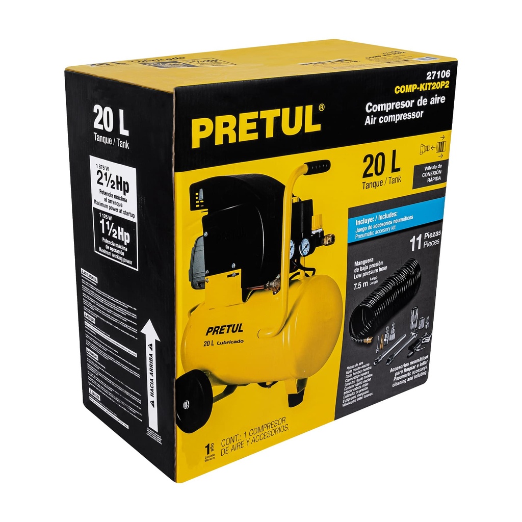 [T28131] Caja de empaque de repuesto para COMP-KIT20P2, Pretul