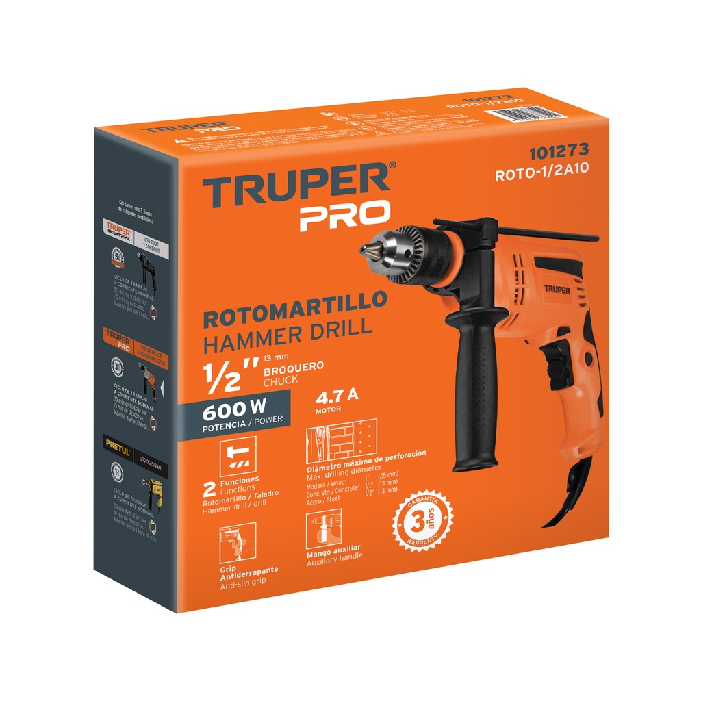 [T102479] Caja de empaque de repuesto para ROTO-1/2A10, Truper