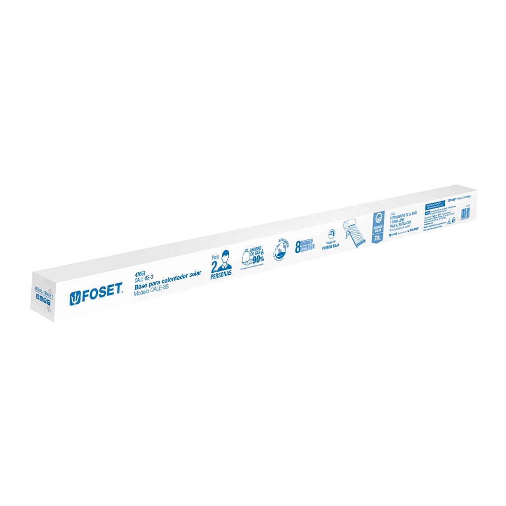 Caja de empaque de repuesto para base CALE-8S, Foset