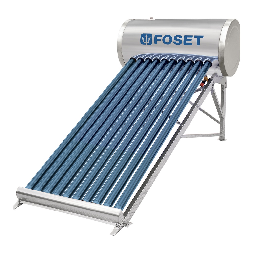 [T45270] Calentador solar de agua de 10 tubos 130 L, 3 personas