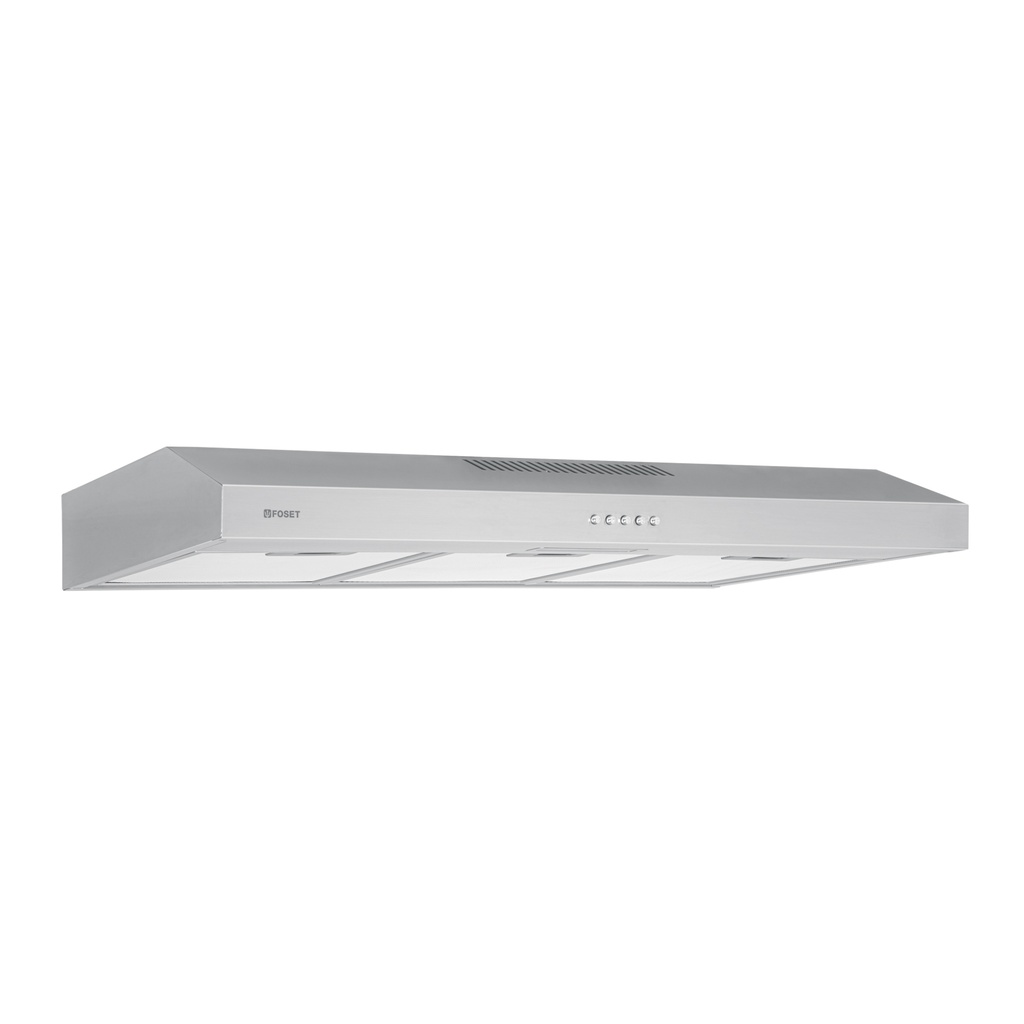 [T46537] Campana extractora 80 cm, de pared, acero inoxidable, Foset
