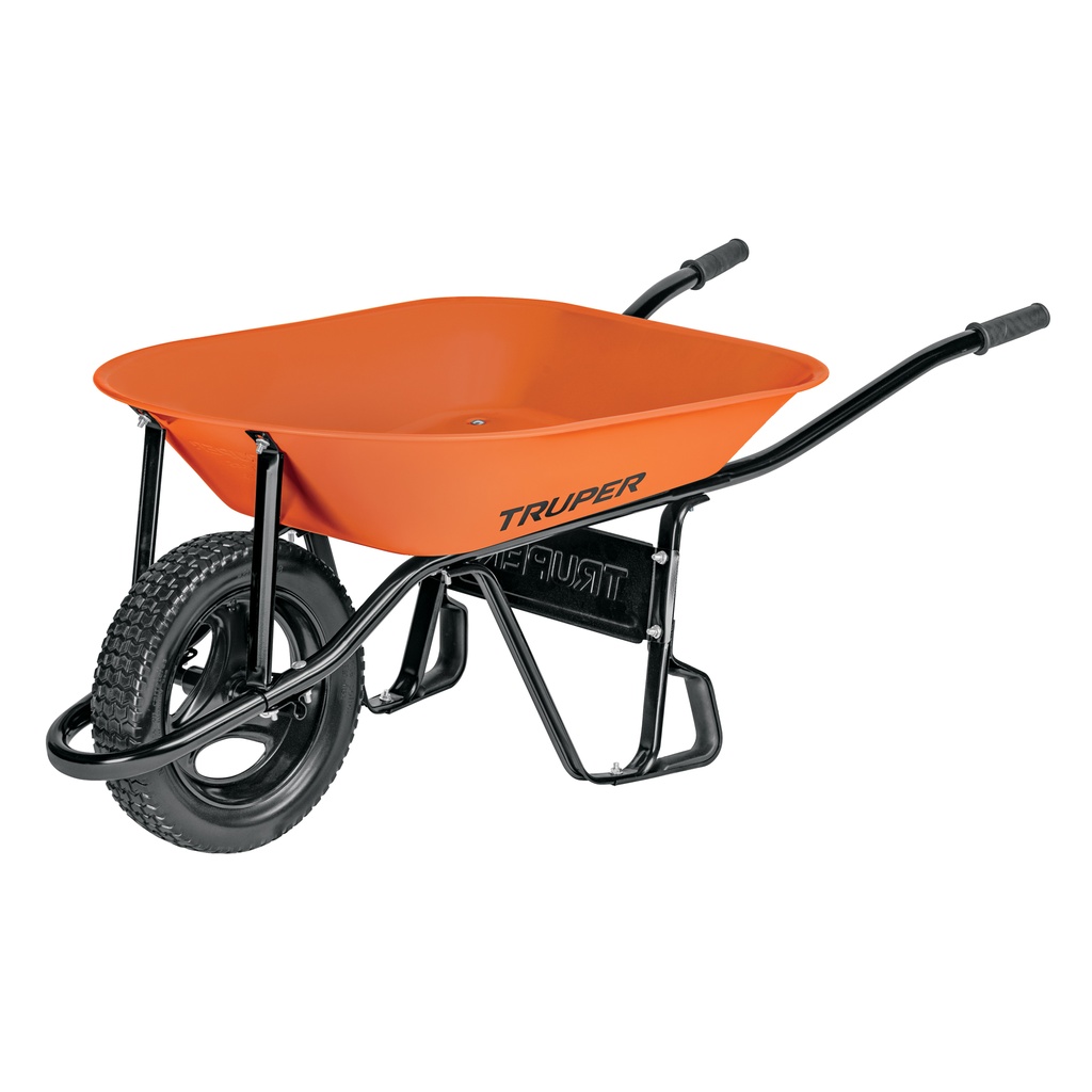 [T10233] Carretilla 4.5 ft3 Imponchable, bastidor tubular, Truper