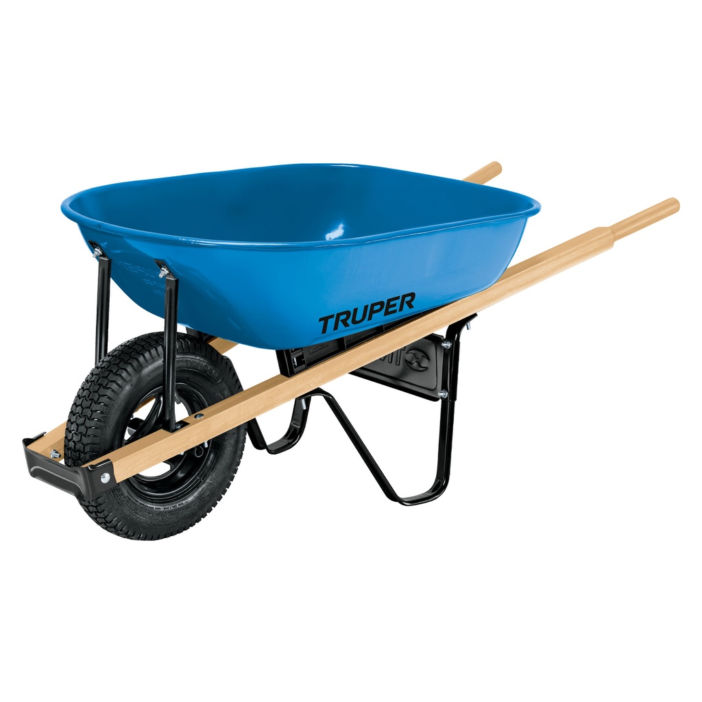 [T11758] Carretilla 5.5ft3 Neumática, bastidor tubular, Truper