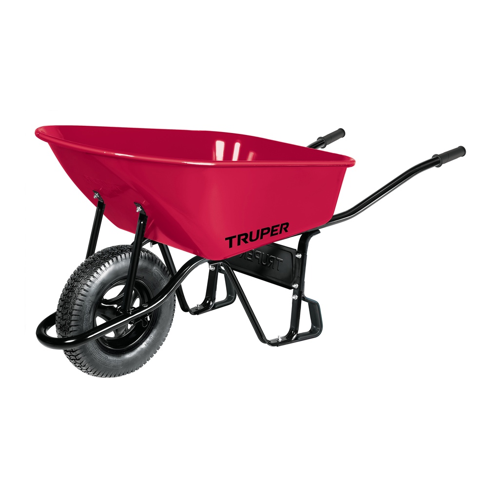 [T11776] Carretilla 6 ft3 Neumática, bastidor tubular, Truper