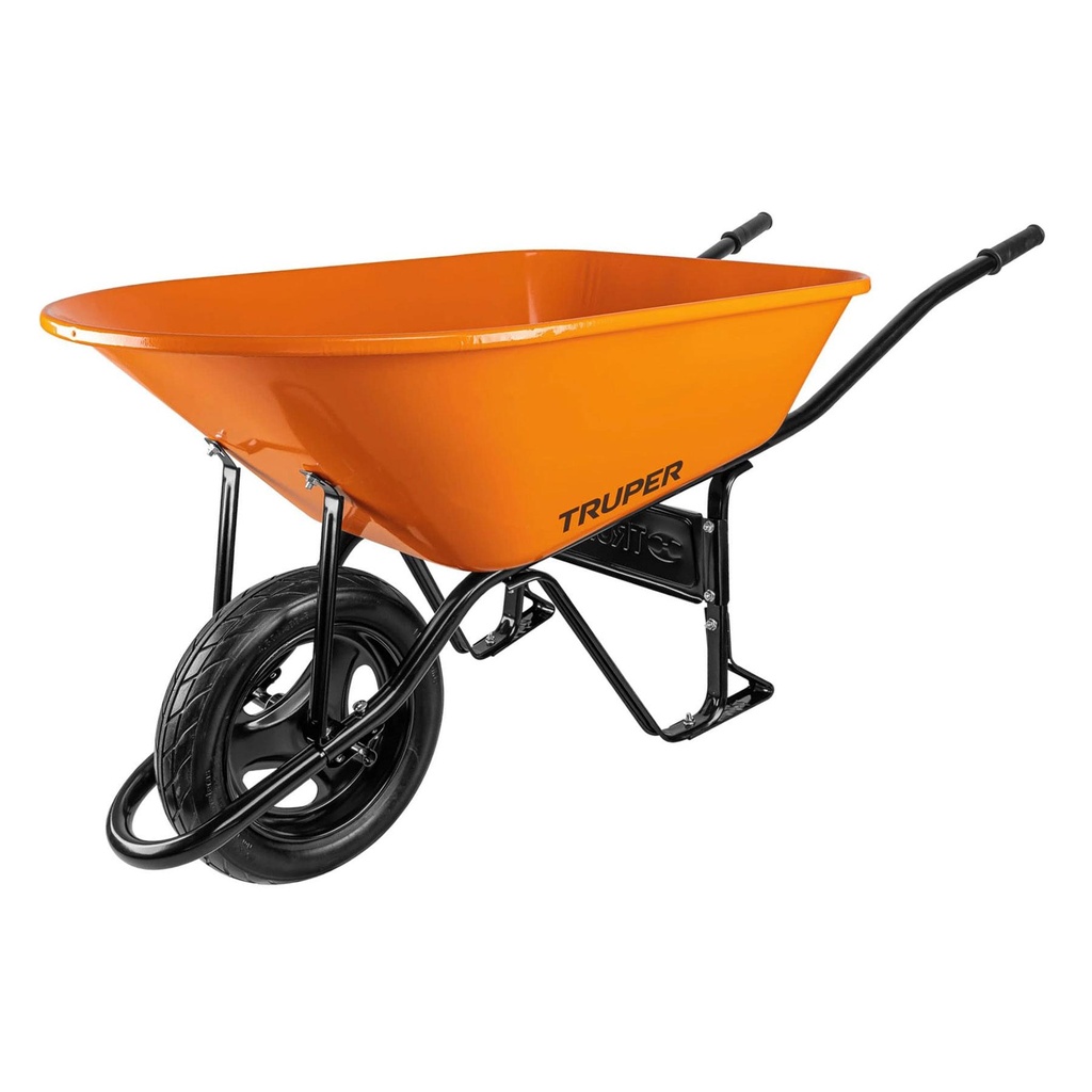 [T100177] Carretilla 8 ft3 Imponchable, bastidor tubular, Truper