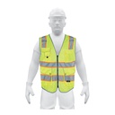 Chaleco de seguridad de alta visibilidad, verde, extra grand
