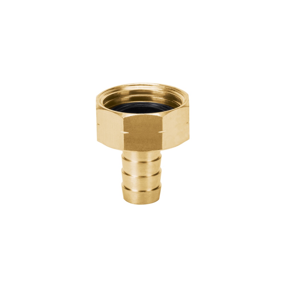 [T12700] Conector 1/2' hembra de latón sólido para manguera, Truper