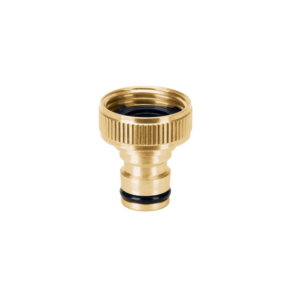 [T101596] Conector 3/4' rápido hembra de latón, sistema click, Truper
