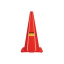 Cono de precaución de 70 cm de PVC, Pretul