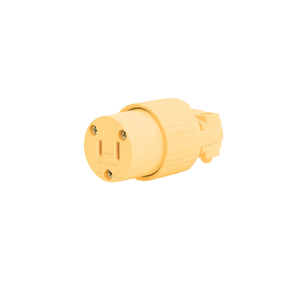 [T46116] Contacto industrial plástico polarizado, Volteck