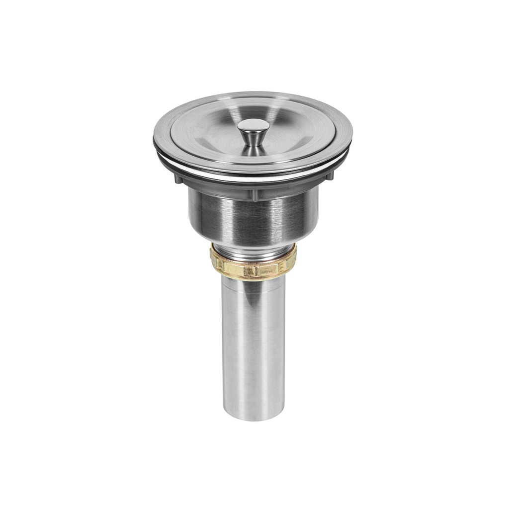 [T46629] Contracanasta 3-1/2' de acero inoxidable con tapa, Foset