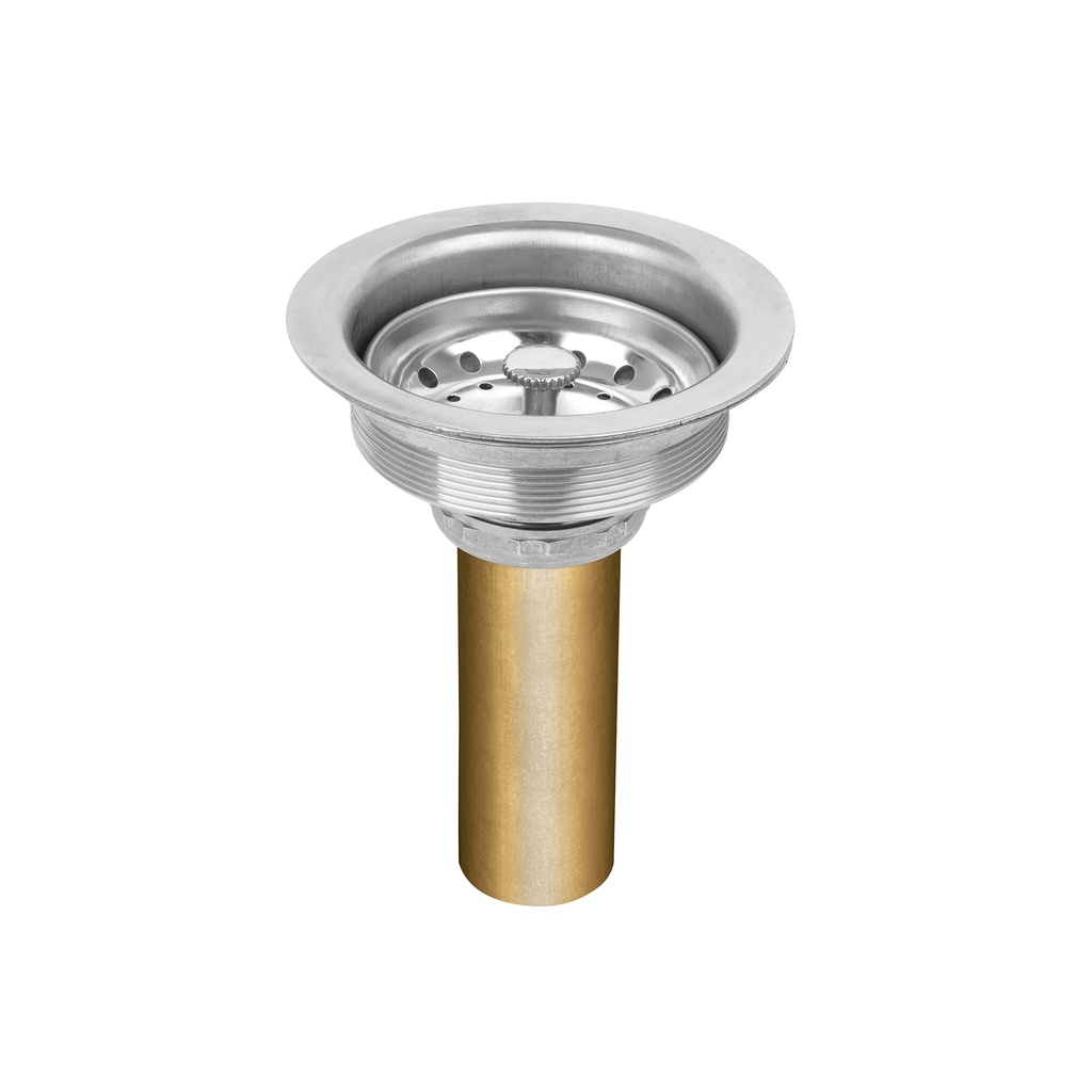 [T49352] Contracanasta 3-1/2' de acero inoxidable con tubo de latón