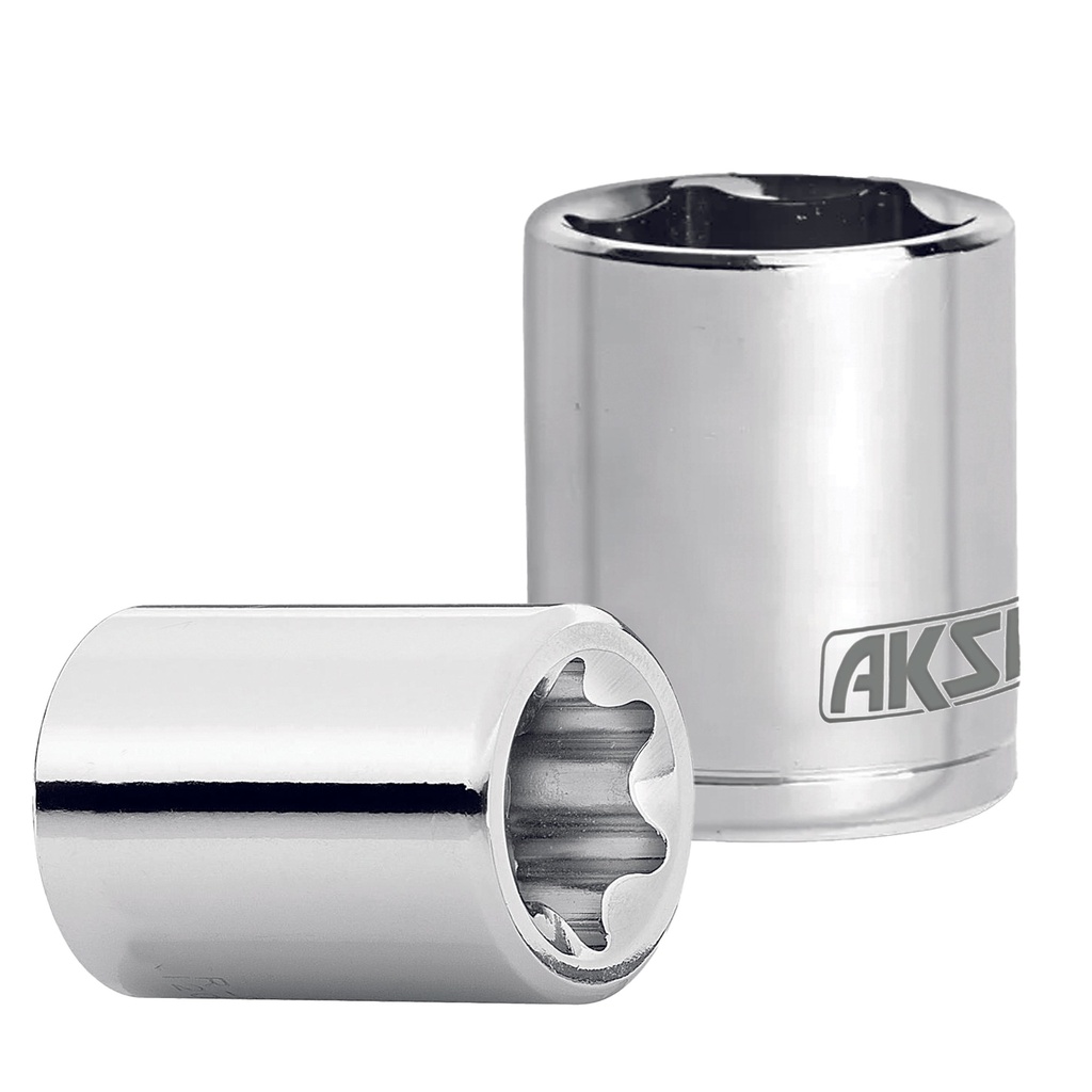 Dado corto cuadro 1/2" mm 16 mm