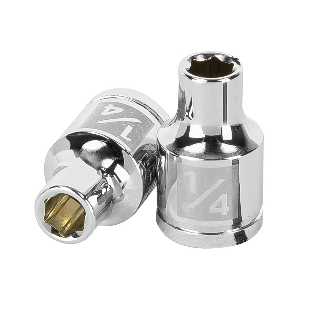 [T13605] Dado de 1/4', 6 puntas, cuadro 3/8', Truper
