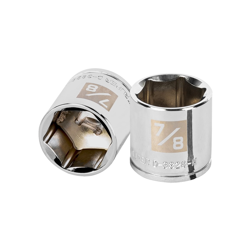 [T13615] Dado de 7/8', 6 puntas, cuadro 3/8', Truper