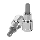 Dado punta hexagonal de 5/16', cuadro 1/2', Truper