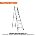 Escalera de combinación, tipo ll, 13 escalones, Truper