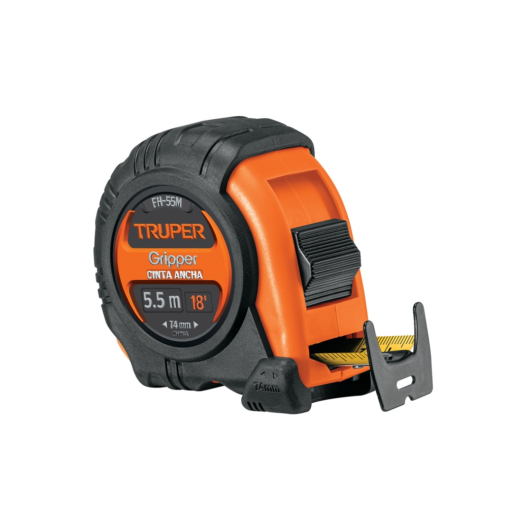 [T14613] Flexómetro Gripper contra impactos 5.5 m cinta 25 mm, Truper