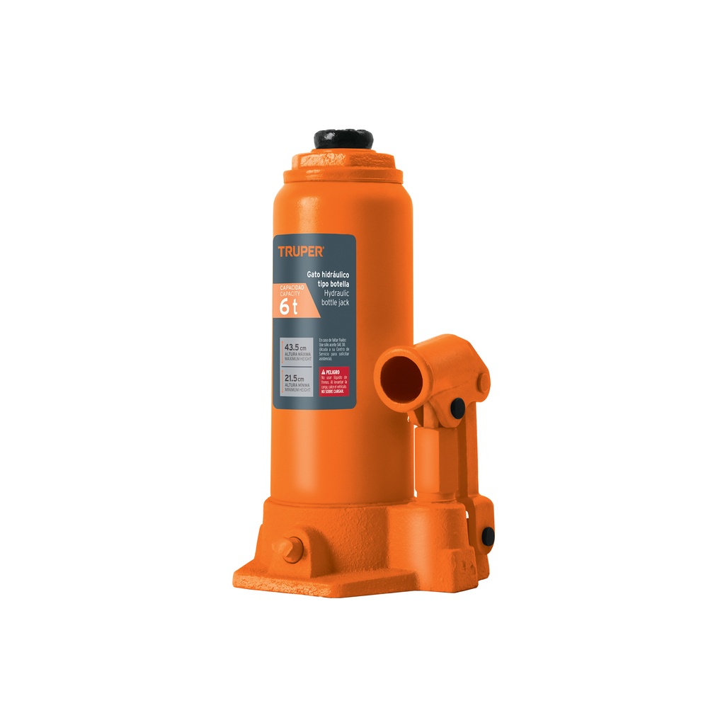 [T14814] Gato hidráulico de botella de 6 Ton, Truper
