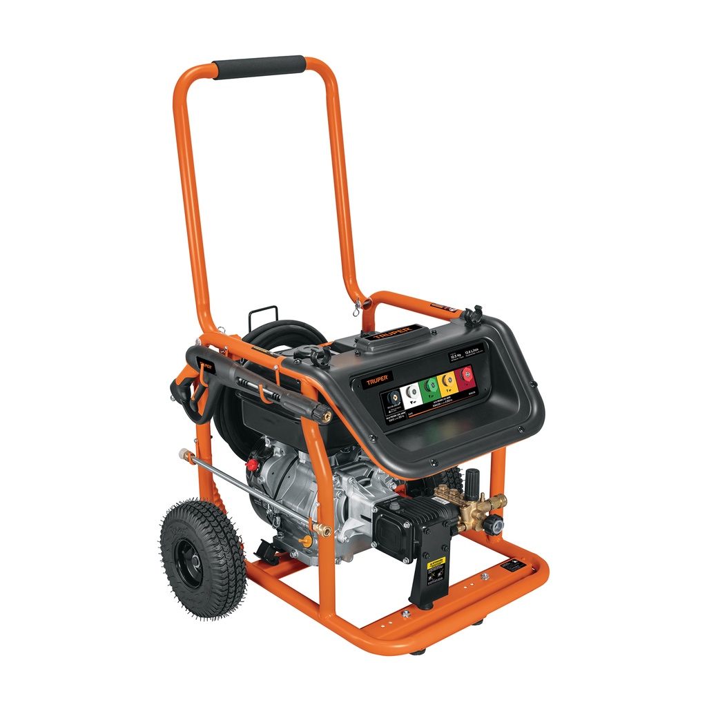 [T12910] Hidrolavadora con motor a gasolina, 4000 PSI, Truper