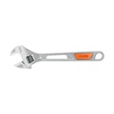 Llave ajustable (perico) 10' cromada mango de PVC, Truper