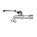 Llave de esfera de zinc 1/2', 110 g, s/adaptador, Basic