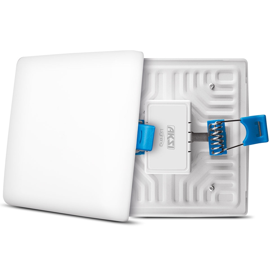 Luminario Cuadrado Empotrable Ajustable y de Sobreponer 22W, Luz Blanca