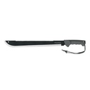 Machete doble filo 18' cacha bimaterial, con funda, Truper