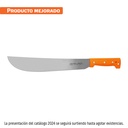 Machete estándar 14' cacha naranja remachada, Truper