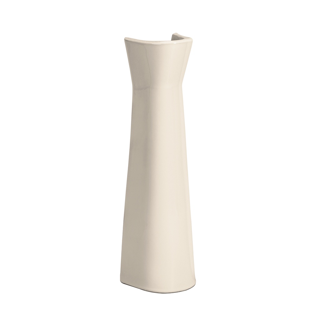 [T49357] Pedestal cerámico para lavabo, marfil, Foset