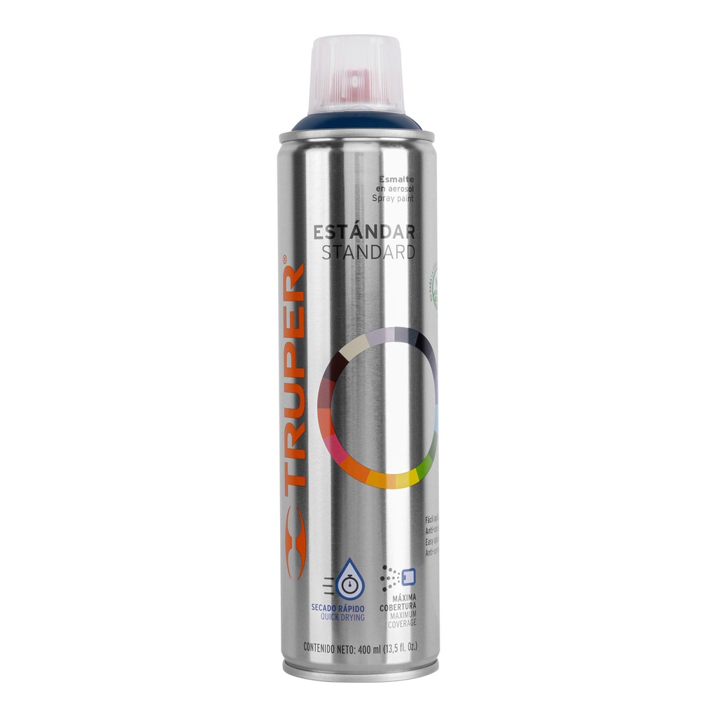 Pintura en aerosol, azul ultramar, bote esbelto, 400 ml