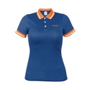 Playera tipo polo dry fit azul, para dama, talla CH, Truper