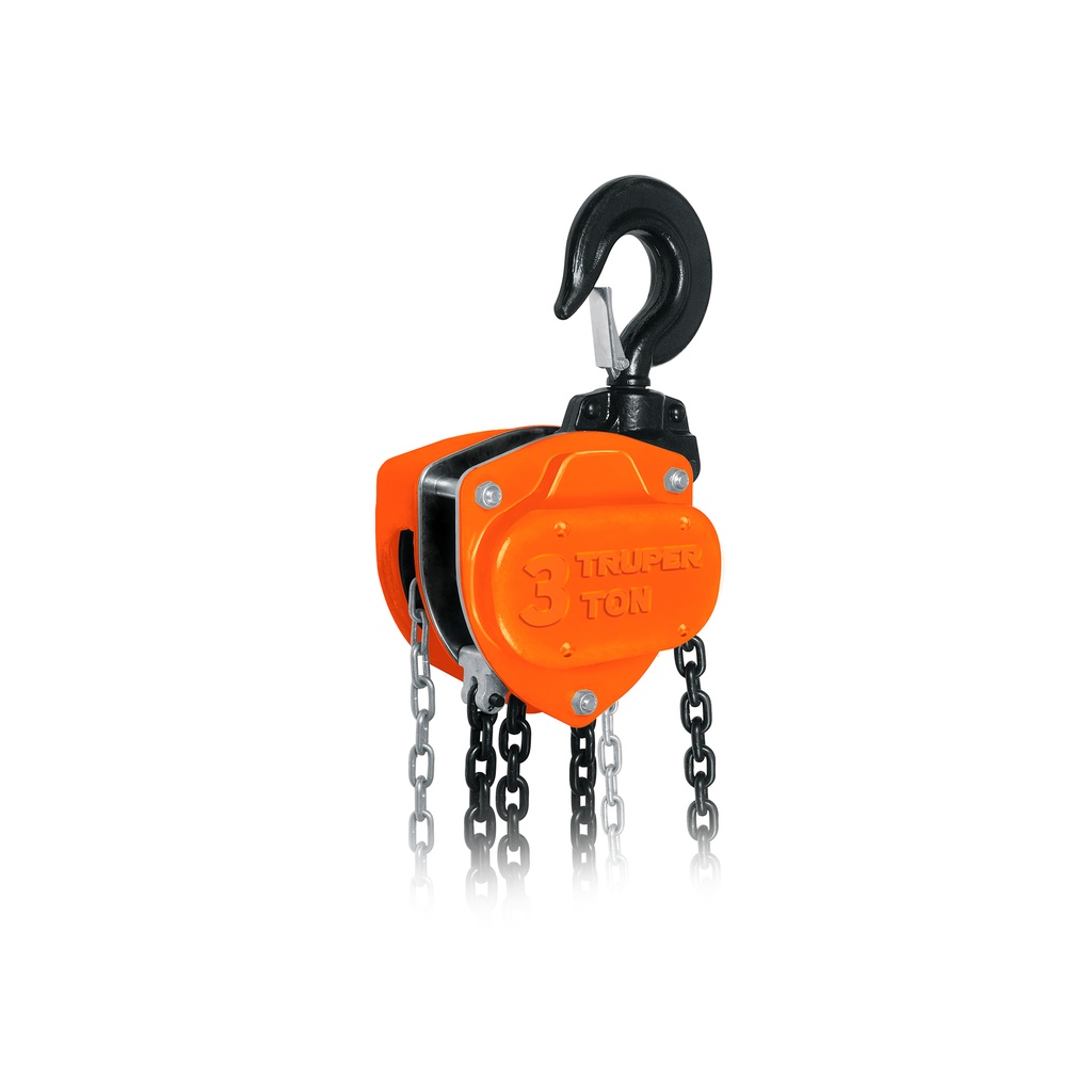 [T16827] Polipasto de cadena de 3 ton, Truper
