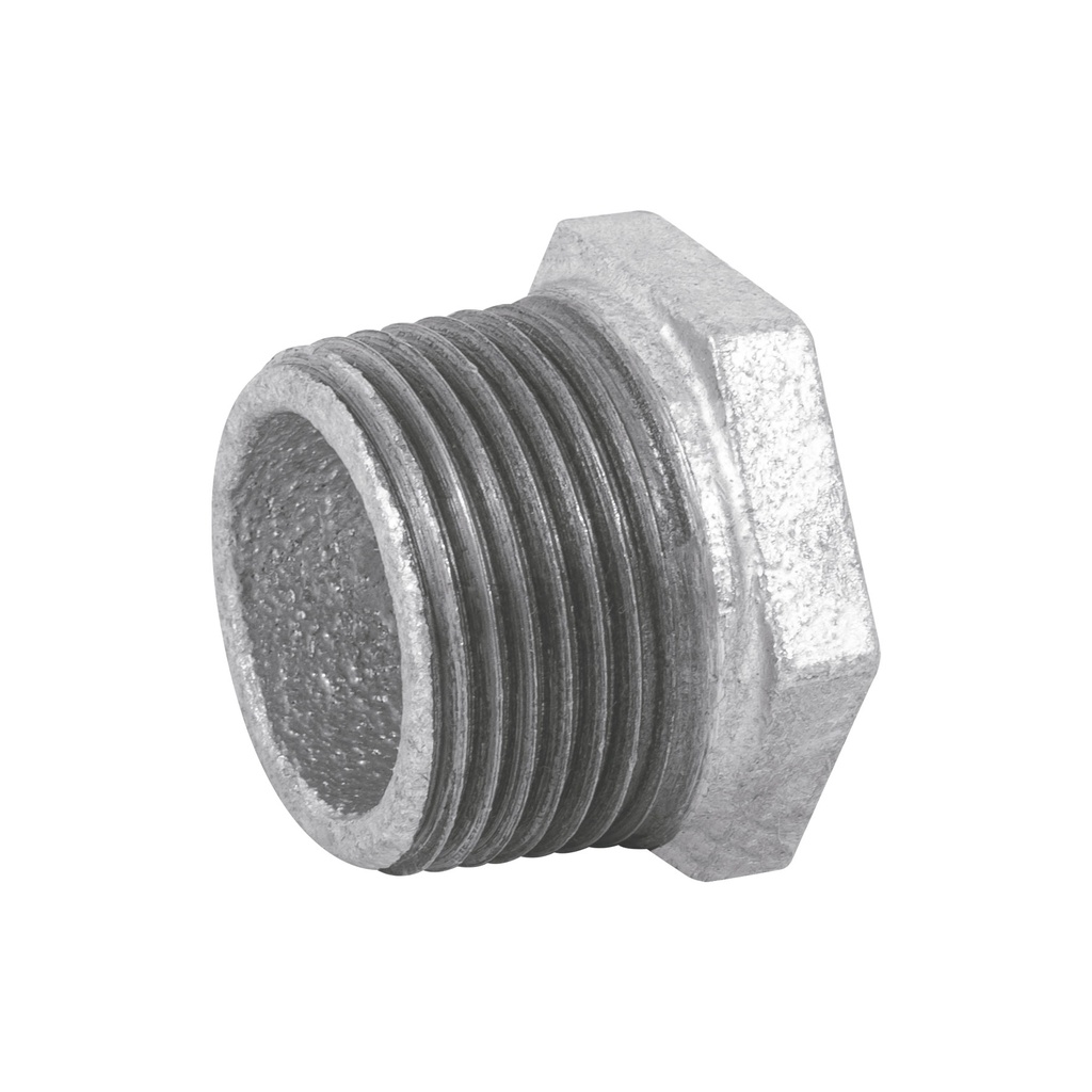 [T47504] Reducción bushing acero galvanizado 1'x1/2', Foset