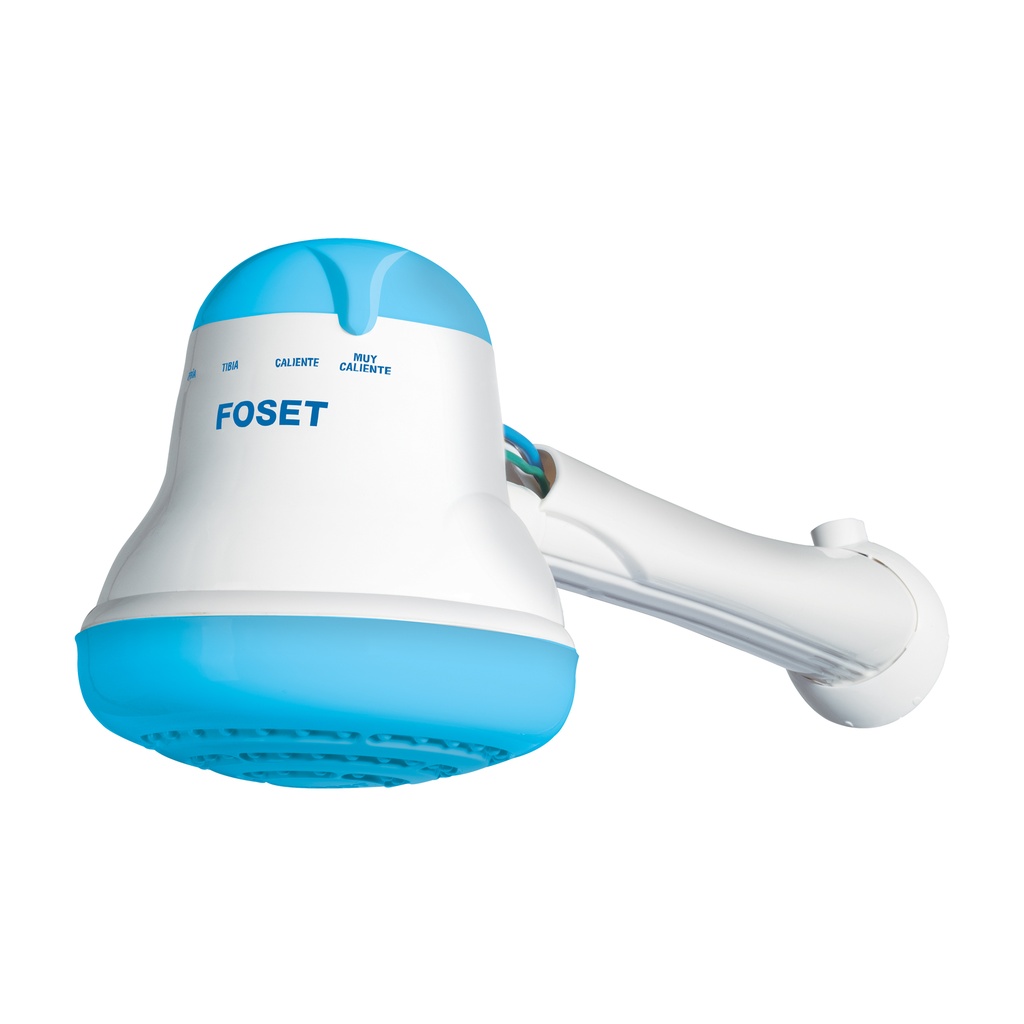 [T45155] Regadera eléctrica de 4 temperaturas, 5-3/8', Azul, Foset