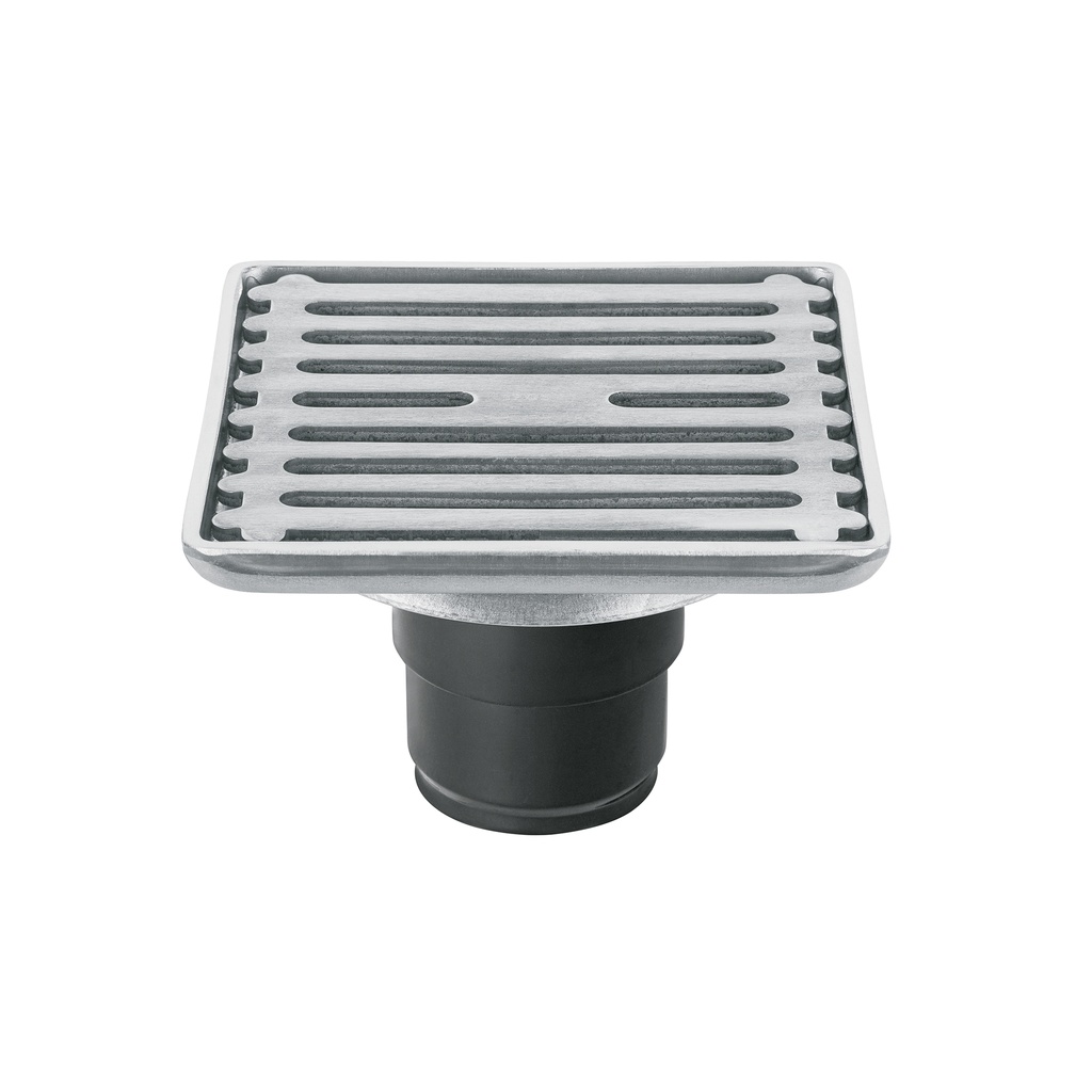 [T49428] Resumidero cuadrado de acero inoxidable 4' x 4', Foset