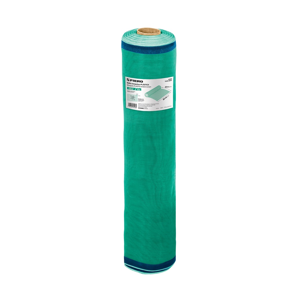[T44950] Rollo de 30 m x 0.6 m de malla mosquitera plástica verde